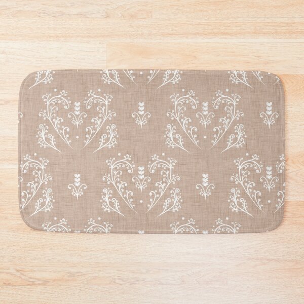 Item preview, Fern Heart Country Floral - Mocha Mousse Neutral Beige Taupe Earth Tone designed and sold by LoveAlways-AEP.