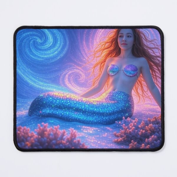 Item preview, Starlight and Glitter Mermaid designed and sold by TinCatOutPost.