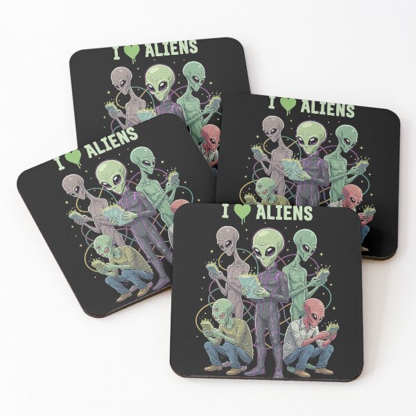 Item preview, I Love Aliens designed and sold by ILivedThe.