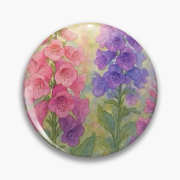Item preview, Pink and Purple Foxgloves designed and sold by TinCatOutPost.
