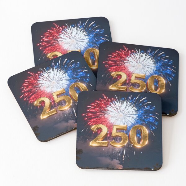 Item preview, 250 Celebration with Fireworks Red White and Blue designed and sold by Sharon Schwalbe.