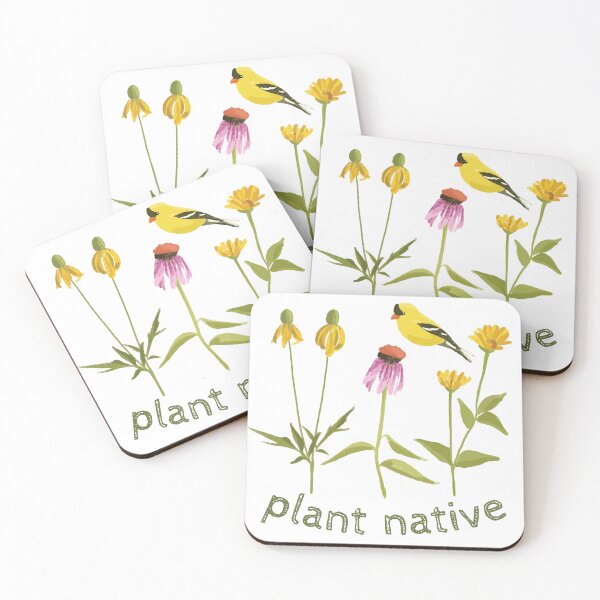 Item preview, Plant Native Wildflowers + Goldfinch designed and sold by ShannonSArtwork.