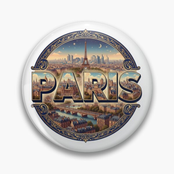 Item preview, Paris Brilliance Cityscape – Viral Drop 2026 Travel Gift Sticker designed and sold by Imaginarium of Chaos falcon88 .
