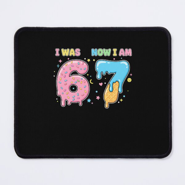 Item preview, 7 Years Old Birthday I was 6 Now I_m 7 6 7 Funny Kids Girls  designed and sold by heymbe.