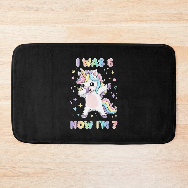 Item preview, 7 Years Old Birthday I was 6 Now I_m 7 6 7 Funny Kids Girls  designed and sold by heymbe.