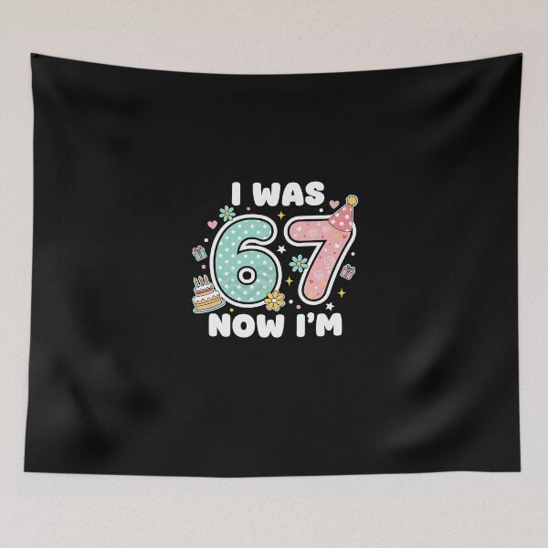 Item preview, 7th Birthday Girl I was 6 Now I_m 7 Meme 67 7 Year Old designed and sold by heymbe.