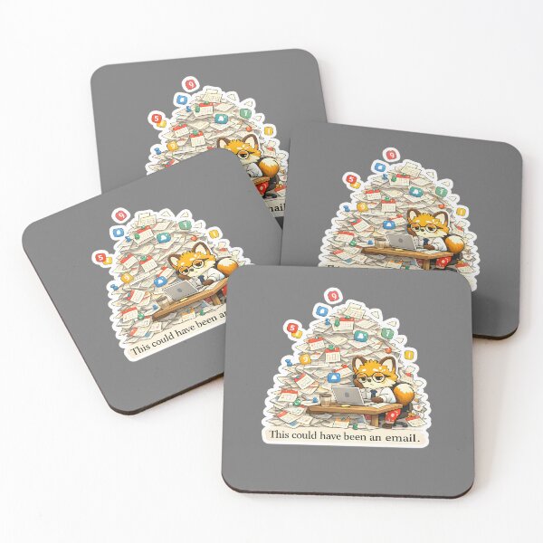 Item preview, Corporate Meme Cute Fox / This Could Have Been An Email designed and sold by Still Breathing Studio.