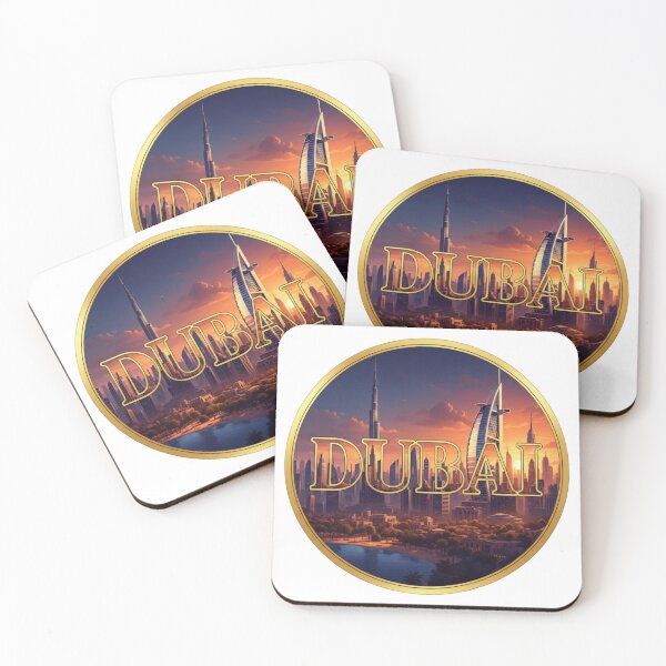 Item preview, Dubai Luxury Skyline – Viral Drop 2026 Travel Gift Sticker designed and sold by Imaginarium of Chaos falcon88 .