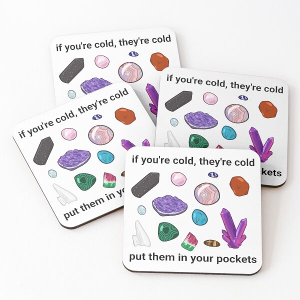 Item preview, If you're cold, they're cold: put crystals in your pockets designed and sold by rornelson.