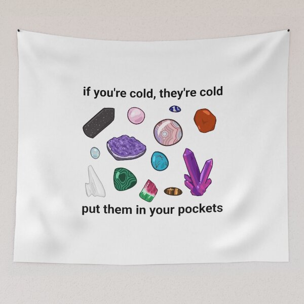 Item preview, If you're cold, they're cold: put crystals in your pockets designed and sold by rornelson.
