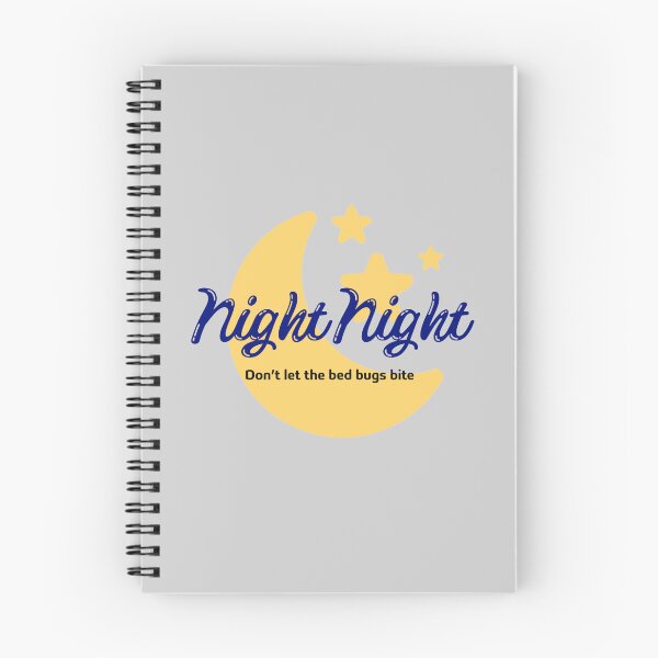 Item preview, Night Night Don't Let The Bed Bugs Bite Stickers Magnet TShirt Prints Toddler Baby Wall Art Moon Sleep Card Home Work Kitchen Room Redbubble Shop designed and sold by Saritas Boutique Shop.