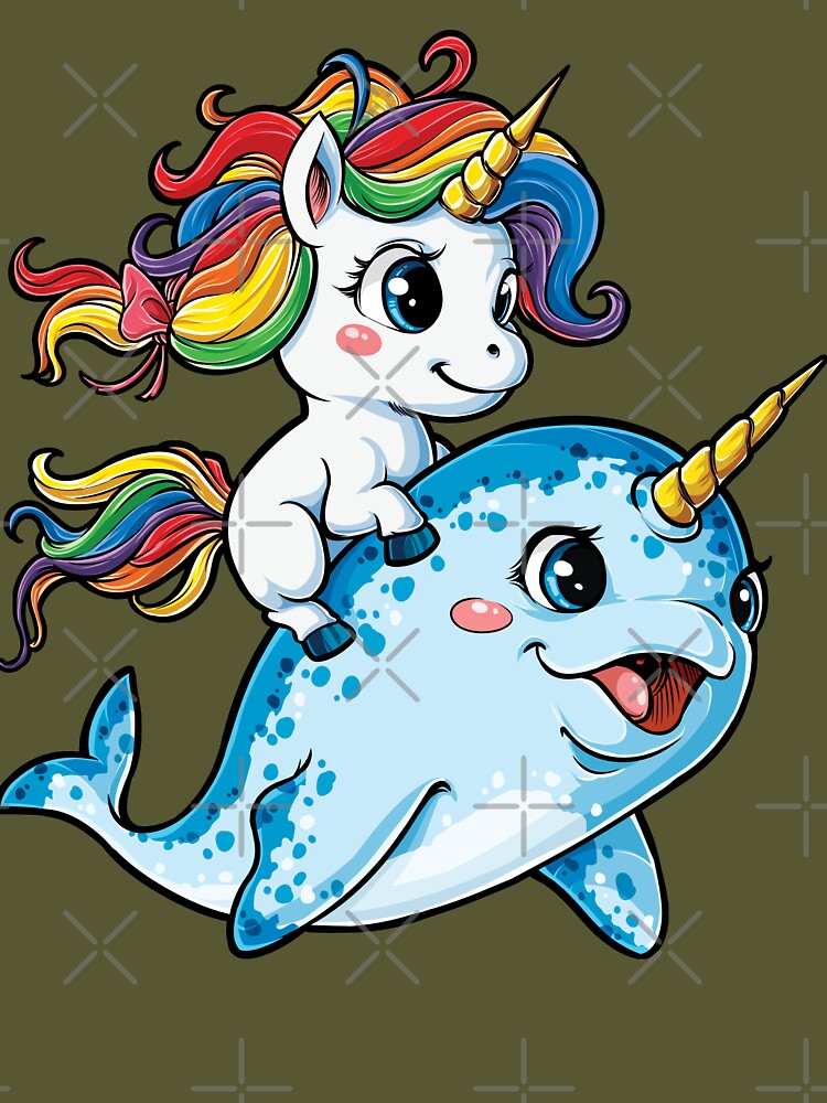 Unicorn Riding Narwhal T shirt Squad Girls Kids Rainbow Unicorns Gifts  Party Poster for Sale by LiqueGifts