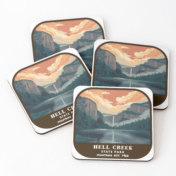 Item preview, Vintage Hell Creek State Park (Montana State Park) designed and sold by RabbitK.