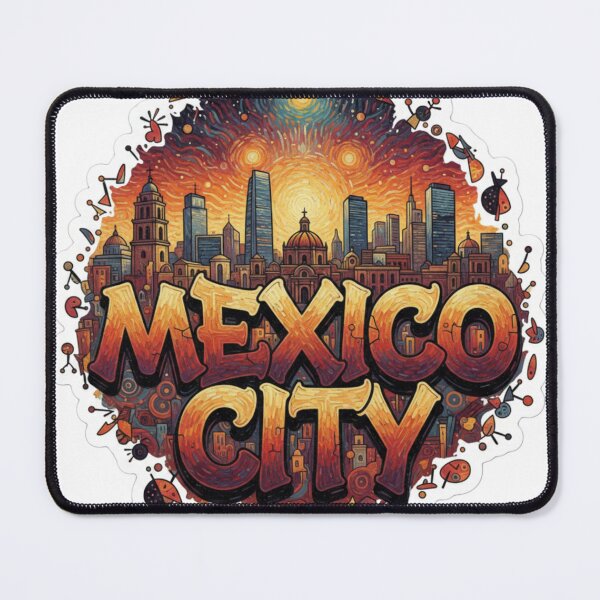 Item preview, Mexico City Art Riot – Viral Art Drop 2026 Sticker designed and sold by Imaginarium of Chaos falcon88 .