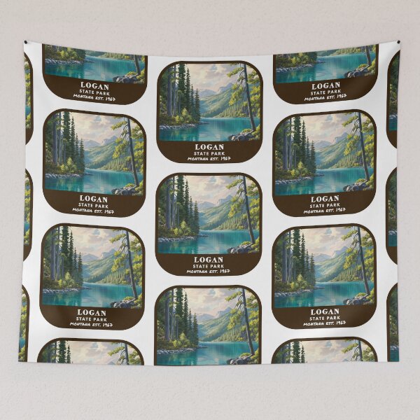 Item preview, Vintage Logan State Park (Montana State Park) designed and sold by RabbitK.