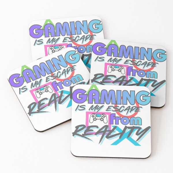Item preview, “Gaming is my escape from reality—where stress ends and the adventure begins.” designed and sold by JoezCreations.