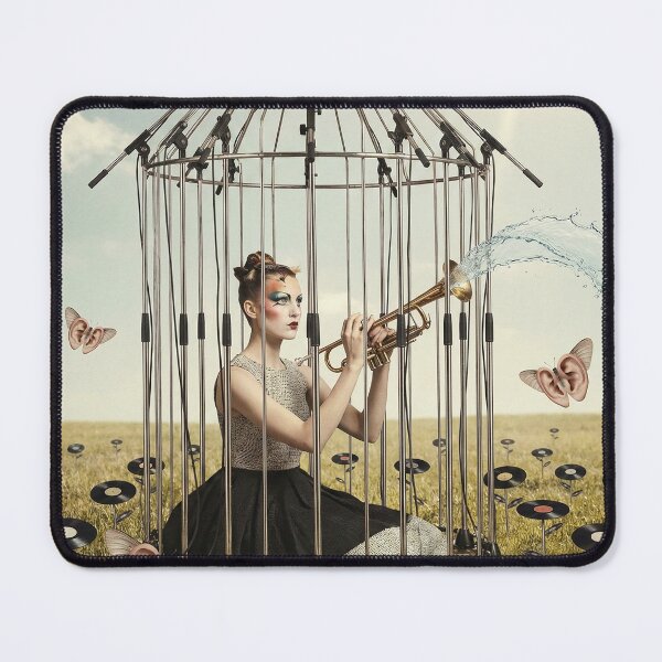 Item preview, The Broken Idols Series : "Caged by Applause: The Microphone Prison" designed and sold by Virtual-Studio-Geebaki.
