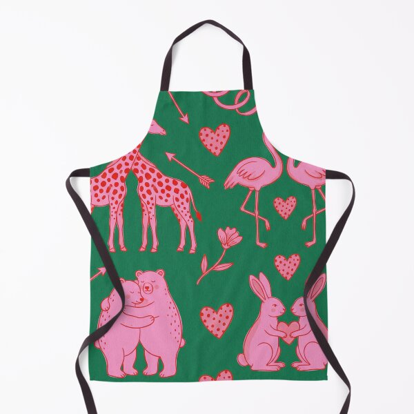 Item preview, Pink Forest Animal Couples Valentine Pattern designed and sold by zzz888.