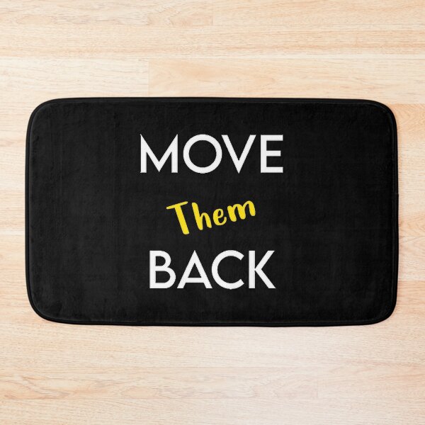 Item preview, Move Them Back Yellow Retro Script Graphic, Limited Edition, Perfect Gift For You And Friends, Merc designed and sold by MartinezzqStudi.