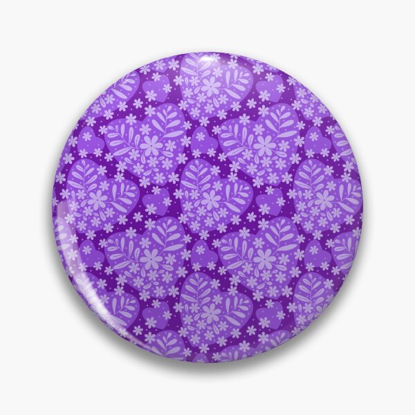 Item preview, Blooming heart pattern in purple palate designed and sold by Kaushlydraw.