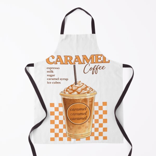 Item preview, Caramel Coffee – Aesthetic Iced Coffee Illustration designed and sold by Randomundi.