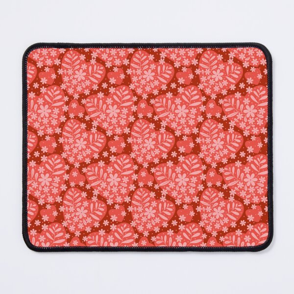 Item preview, Blooming heart pattern in red palate designed and sold by Kaushlydraw.