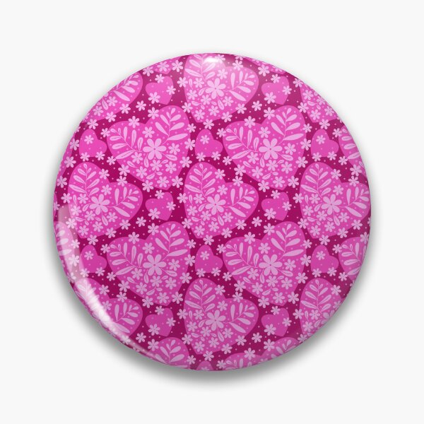 Item preview, Blooming heart pattern in pink palate designed and sold by Kaushlydraw.