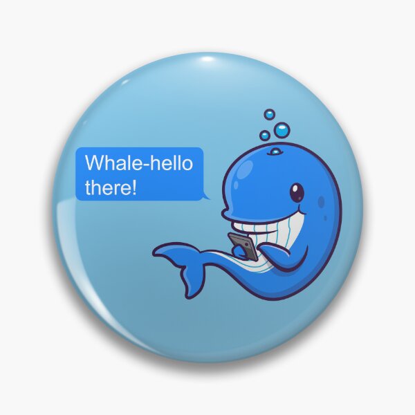 Artikelvorschau, Hallo Wal! – lustige Walbegrüßung am Telefon entworfen und verkauft von messy-nessie.