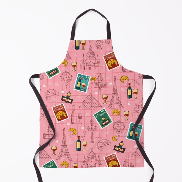 Item preview, City of Love Paris with vintage icons and stamps designed and sold by Studio Pico.