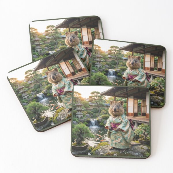 Item preview, Quokka in his Japanese Garden designed and sold by Tridentulus.