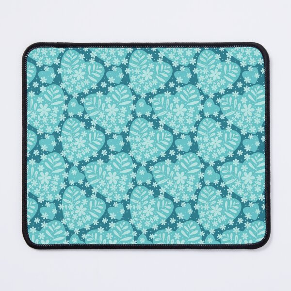 Item preview, Blooming heart pattern in mint palate designed and sold by Kaushlydraw.