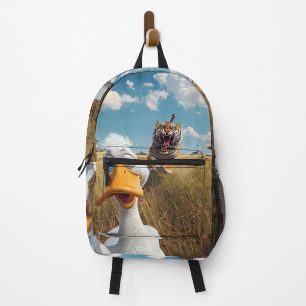 Item preview, Fearless Selfie in the Wild – A Playful Moment of Adventure and Humor designed and sold by PixelVibe782.
