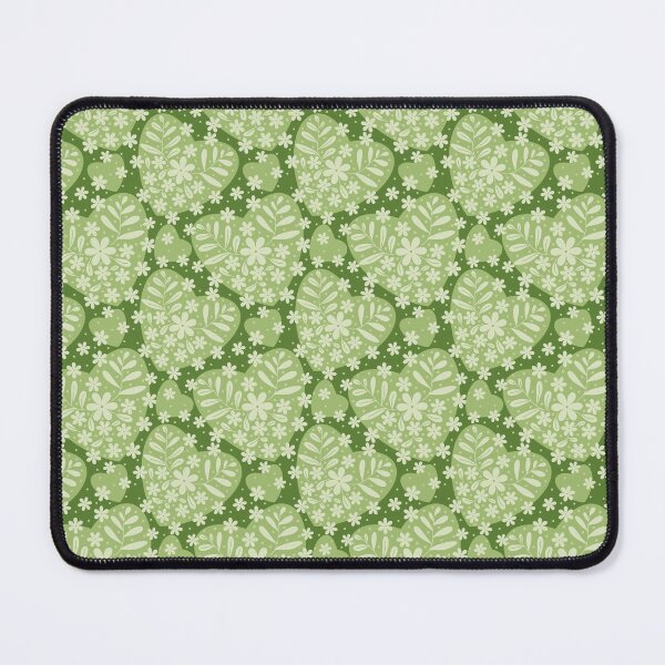 Item preview, Blooming heart pattern in green palate designed and sold by Kaushlydraw.