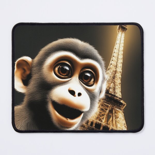 Item preview, Midnight Mischief in Paris – A Playful Twist on an Iconic Night designed and sold by PixelVibe782.