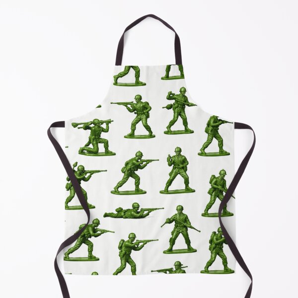 Item preview, Green plastic toy soldier pattern designed and sold by Roxburylane.