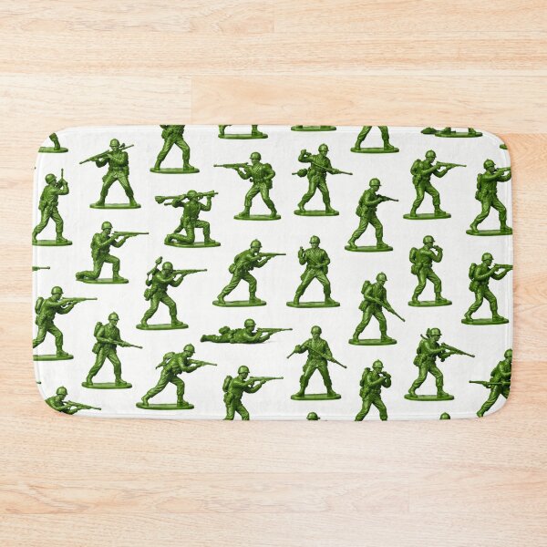 Item preview, Green plastic toy soldier pattern  designed and sold by Roxburylane.
