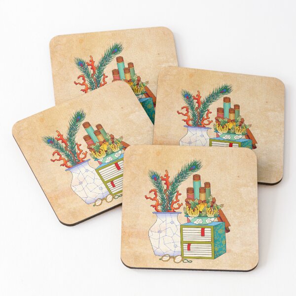 Item preview, Korean Folk Art Chaekgeori B - Scholarly Ambition  designed and sold by QamarART Paintings.