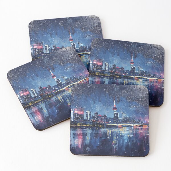 Item preview, Toronto Night Skyline designed and sold by RkskArt.