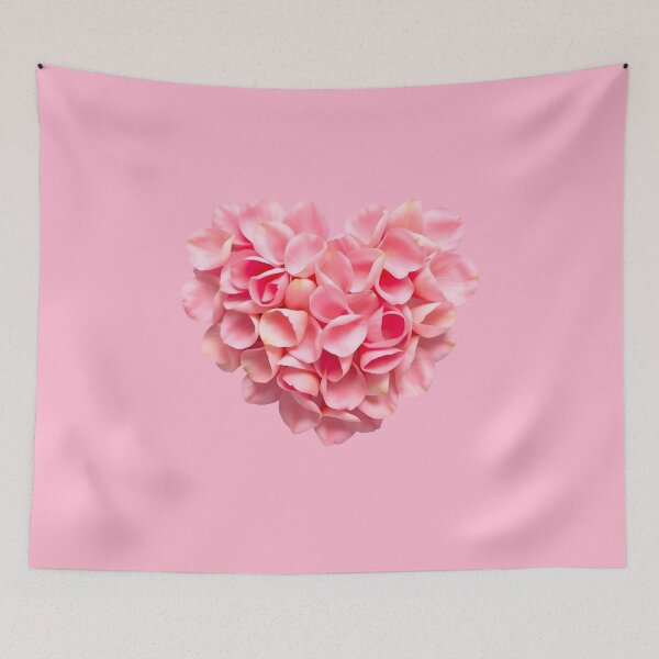 Item preview, Pink Roses Petals Heart designed and sold by PurplleArtz .