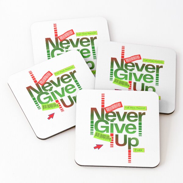 Item preview, Never Give Up Motivation Design designed and sold by NxtGenDesigns.