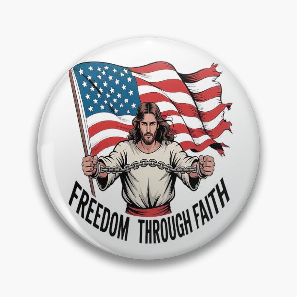 Item preview, Breaking Chains Freedom Through Faith Jesus And Liberty designed and sold by NicolaMail.