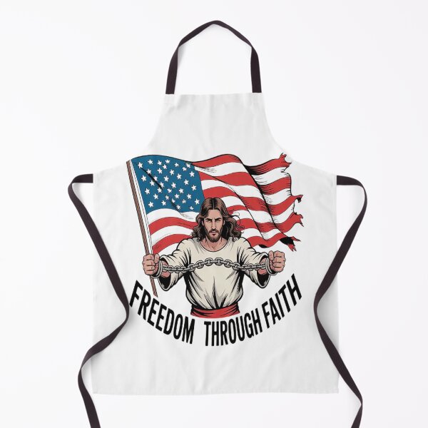 Item preview, Breaking Chains Freedom Through Faith Jesus And Liberty designed and sold by NicolaMail.