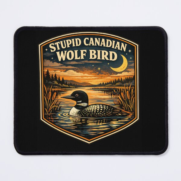 Item preview, Funny Stupid Canadian Wolf Bird  Absurd Animal designed and sold by tulinorampyc.