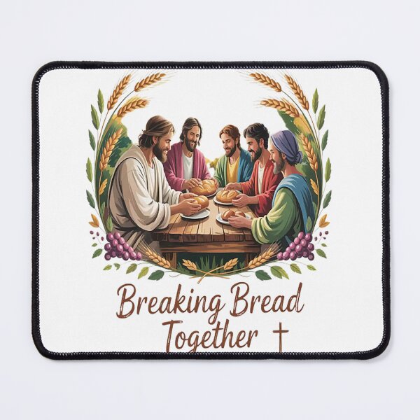 Item preview, Breaking Bread Together Communion Of Unity And Faith Christianity designed and sold by TheRetroStyle.