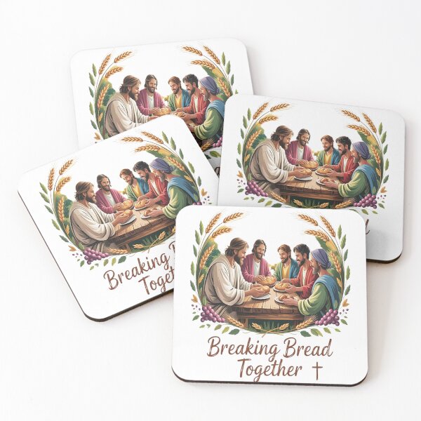 Item preview, Breaking Bread Together Communion Of Unity And Faith Christianity designed and sold by TheRetroStyle.
