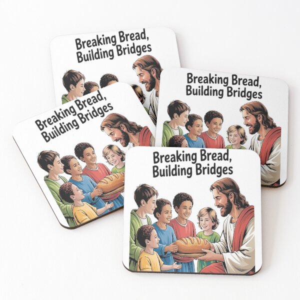 Item preview, Building Bridges Through Breaking Bread Jesus And Community Connection designed and sold by NicolaMail.