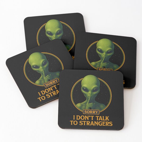 Item preview, Alien Silence Statement – Cosmic Attitude with a Twist designed and sold by digijob.