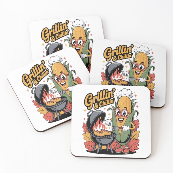 Item preview, Grillin Chillin With Corn Vibes Bbq Enthusiast designed and sold by TheRetroStyle.