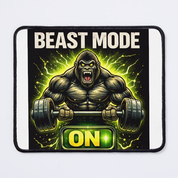 Item preview, Beast Mode On Gym Gorilla Workout Design designed and sold by RickyStick.