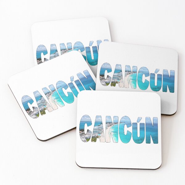 Item preview, CANCÚN - Mexico Beachfront Resorts Area Colours of Mexican Caribbean designed and sold by Adam Gormley.